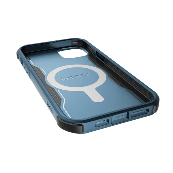 Raptic X-Doria Fort Case iPhone 14 with MagSafe armored blue covereng
