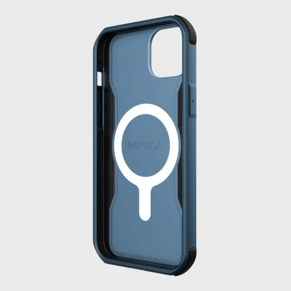 Raptic X-Doria Fort Case iPhone 14 with MagSafe armored blue covereng