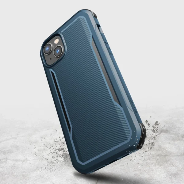 Raptic X-Doria Fort Case iPhone 14 with MagSafe armored blue covereng