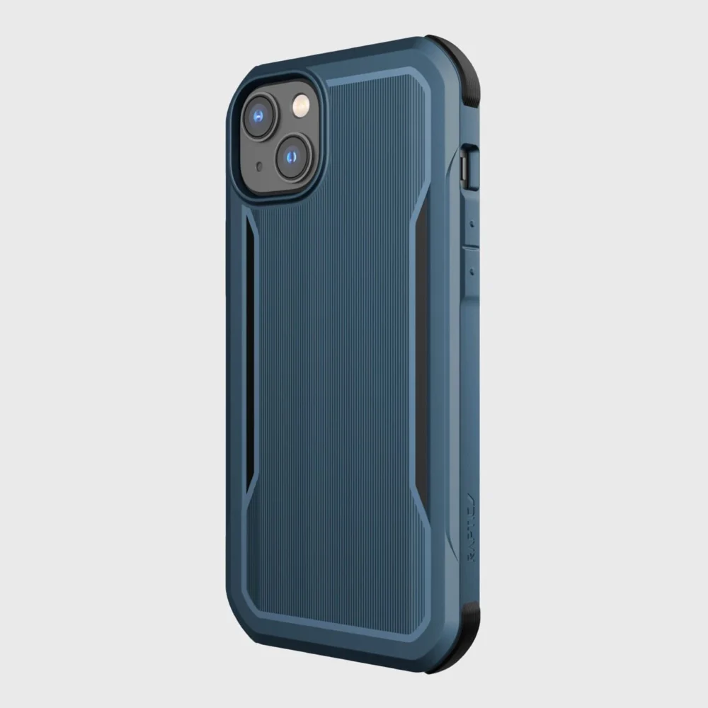 Raptic X-Doria Fort Case iPhone 14 with MagSafe armored blue covereng