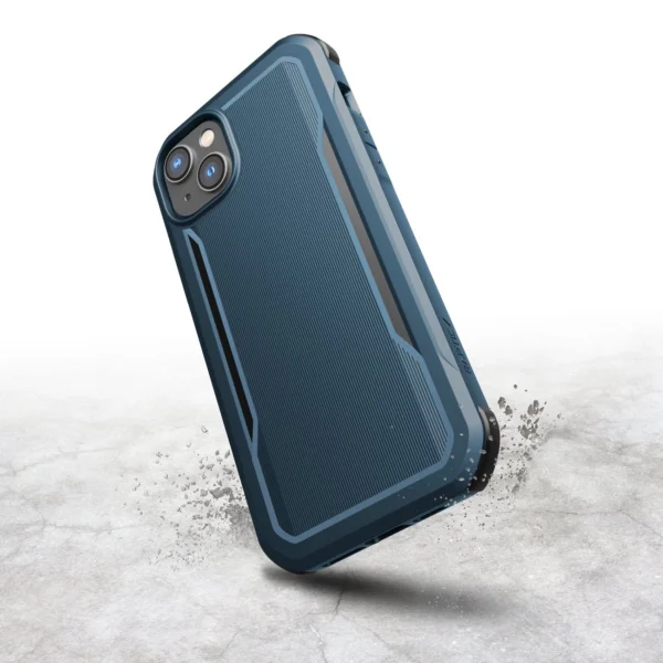 Raptic X-Doria Fort Case iPhone 14 with MagSafe armored blue covereng