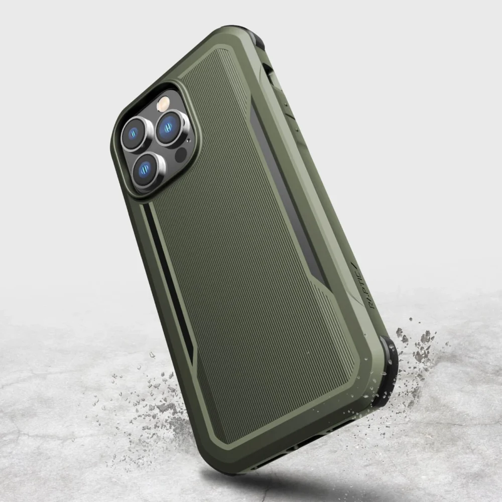 Raptic X-Doria Fort Case iPhone 14 Pro with MagSafe armored cover greeneng