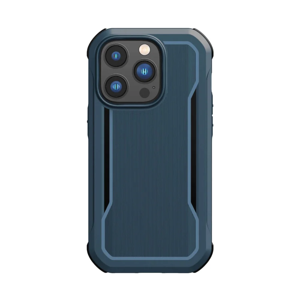 Raptic X-Doria Fort Case iPhone 14 Pro with MagSafe armored blue covereng