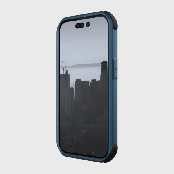Raptic X-Doria Fort Case iPhone 14 Pro with MagSafe armored blue covereng