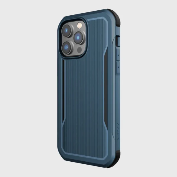 Raptic X-Doria Fort Case iPhone 14 Pro Max with MagSafe armored blue covereng