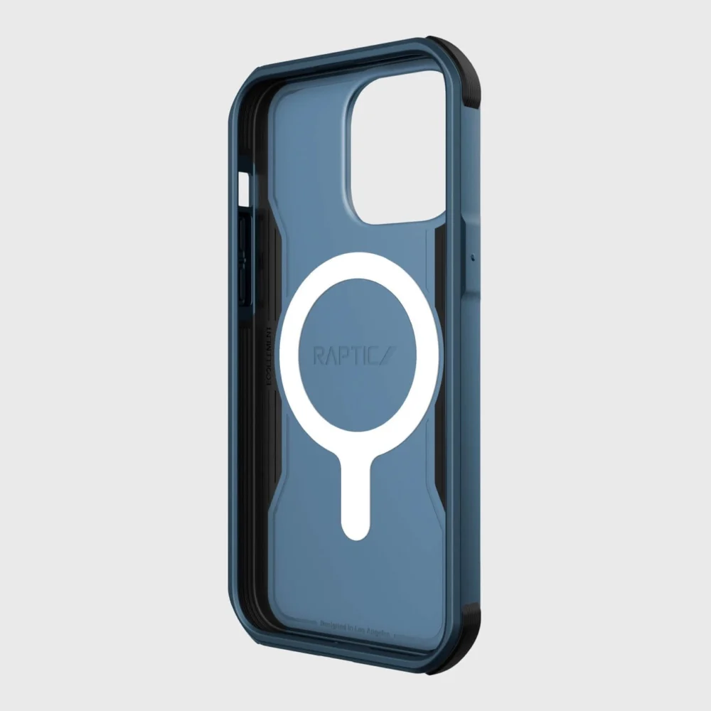 Raptic X-Doria Fort Case iPhone 14 Pro Max with MagSafe armored blue covereng
