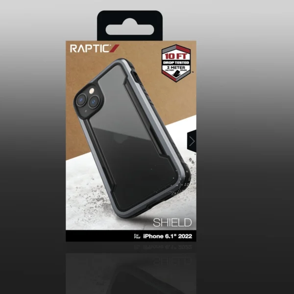 Raptic X-Doria Shield Case iPhone 14 armored cover blackeng