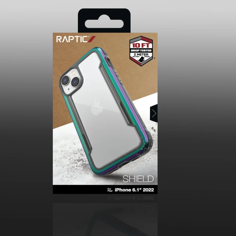 Raptic X-Doria Shield Case iPhone 14 opal covereng