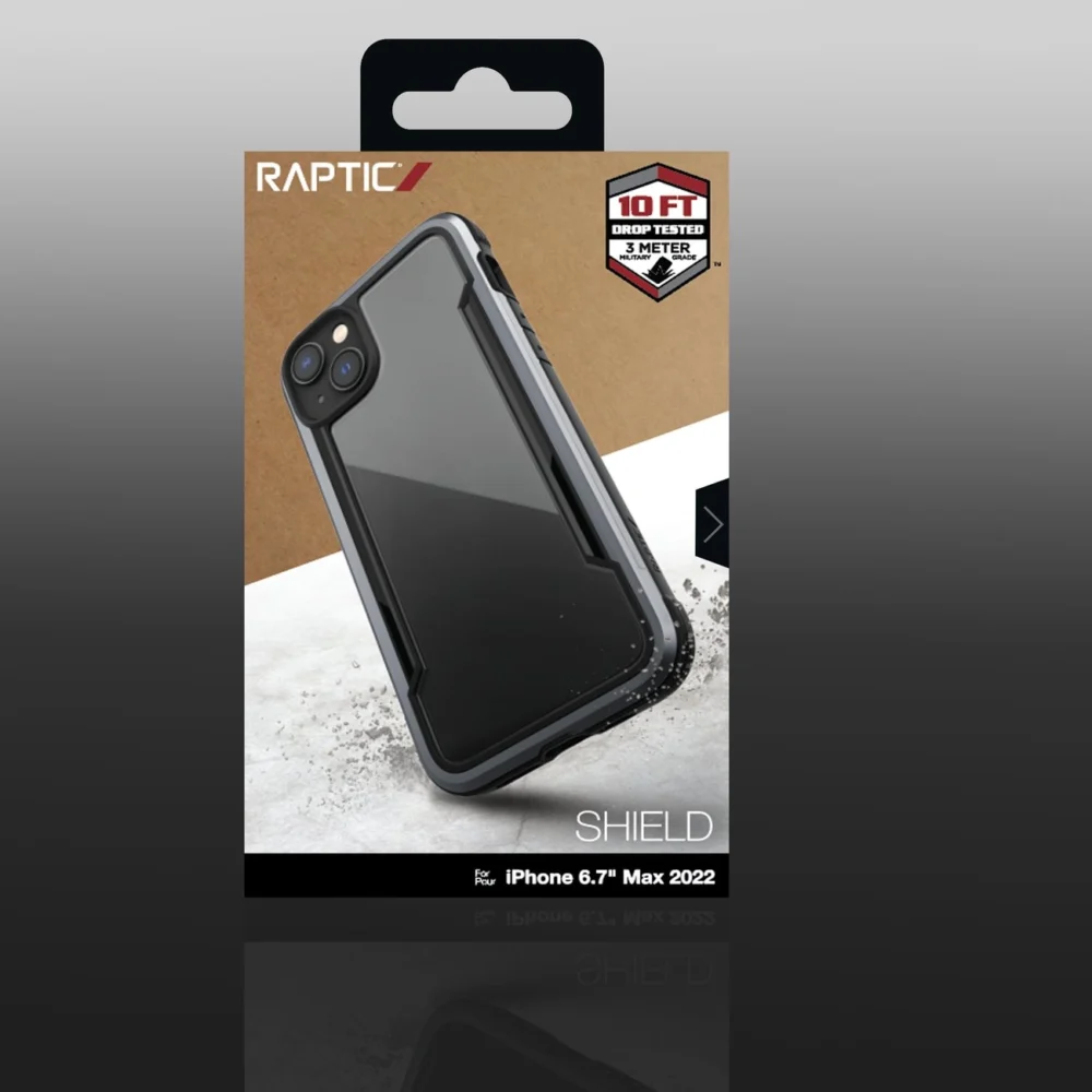 Raptic X-Doria Shield Case iPhone 14 Plus armored cover blackeng