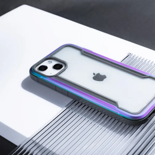Raptic X-Doria Shield Case for iPhone 14 Plus opal covereng