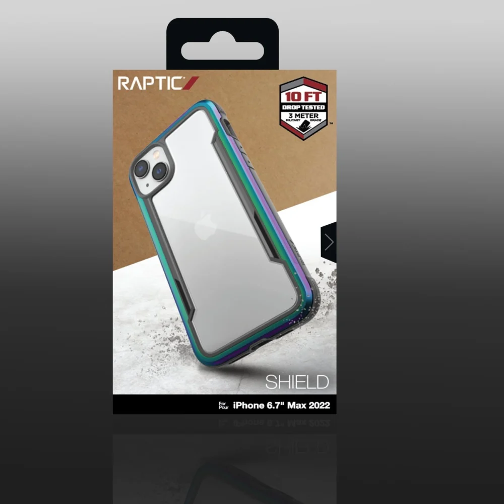 Raptic X-Doria Shield Case for iPhone 14 Plus opal covereng
