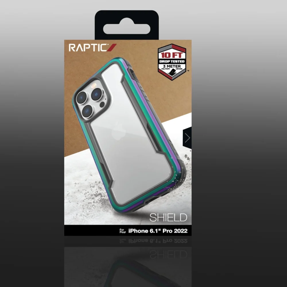 Raptic X-Doria Shield Case iPhone 14 Pro armored opal covereng