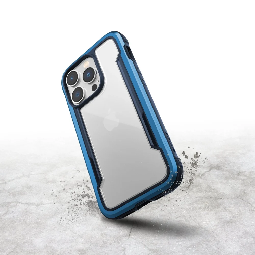 Raptic X-Doria Shield Case iPhone 14 Pro armored cover blueeng