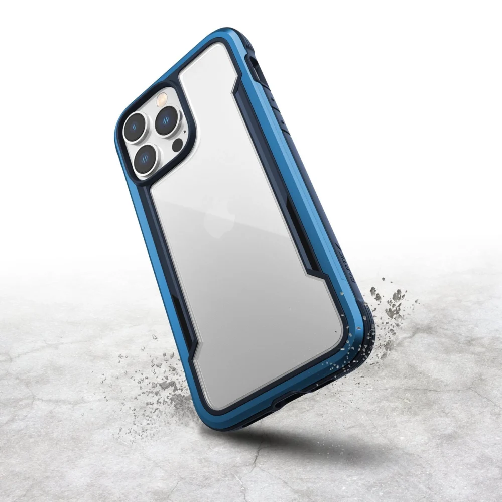 Raptic X-Doria Shield Case iPhone 14 Pro Max armored cover blueeng