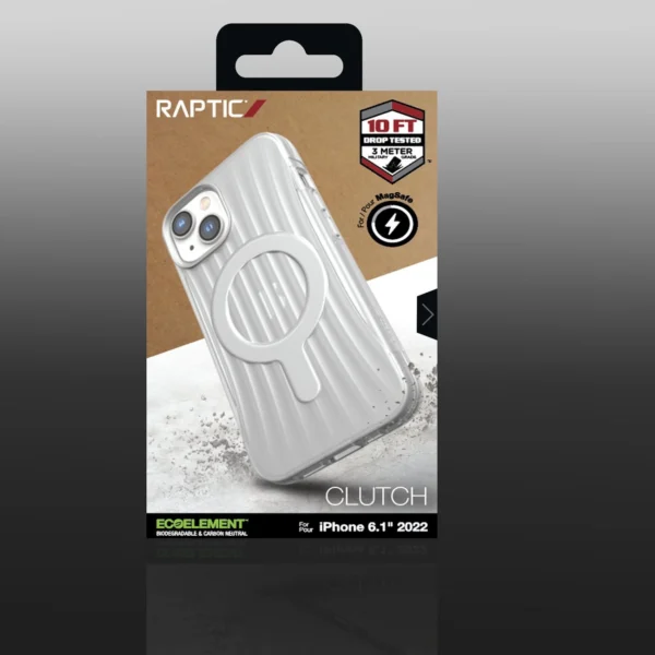 Raptic X-Doria Clutch Case iPhone 14 with MagSafe back cover transparenteng
