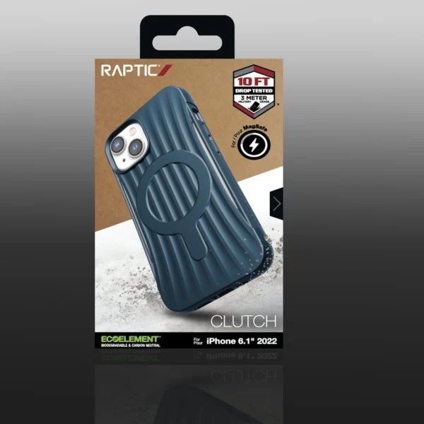 Raptic X-Doria Clutch Case iPhone 14 with MagSafe back cover blueeng