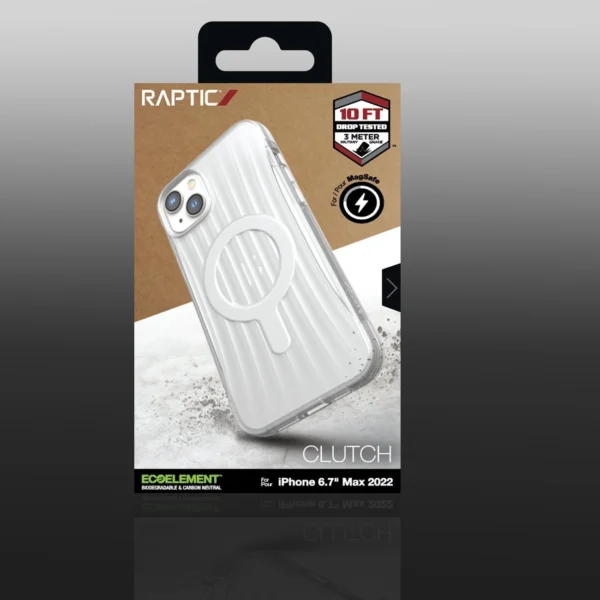 Raptic X-Doria Clutch Case iPhone 14 Plus with MagSafe back cover transparenteng