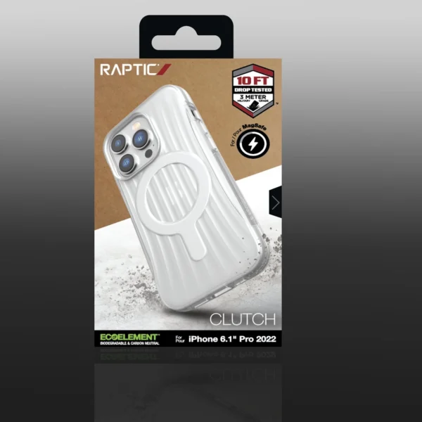Raptic X-Doria Clutch Case iPhone 14 Pro with MagSafe back cover transparenteng