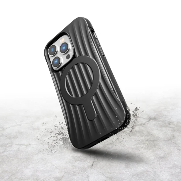 Raptic X-Doria Clutch Case iPhone 14 Pro with MagSafe back cover blackeng
