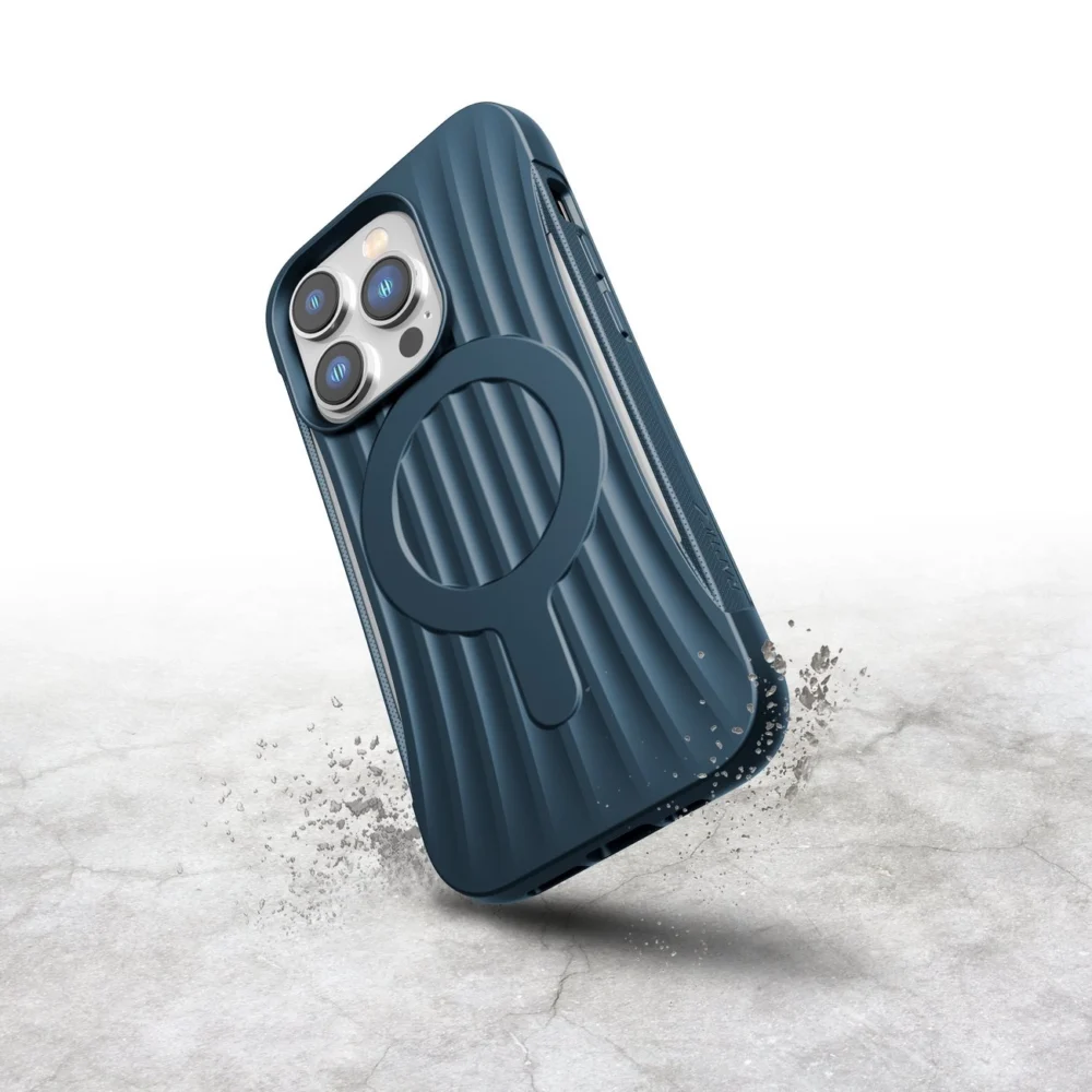 Raptic X-Doria Clutch Case iPhone 14 Pro with MagSafe back cover blueeng