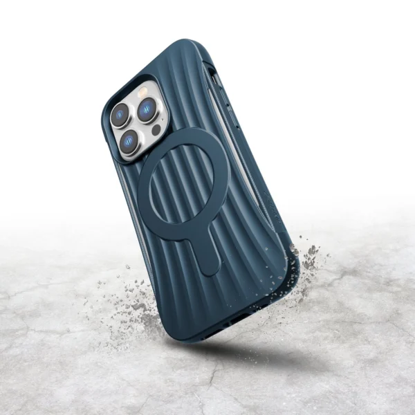 Raptic X-Doria Clutch Case iPhone 14 Pro with MagSafe back cover blueeng