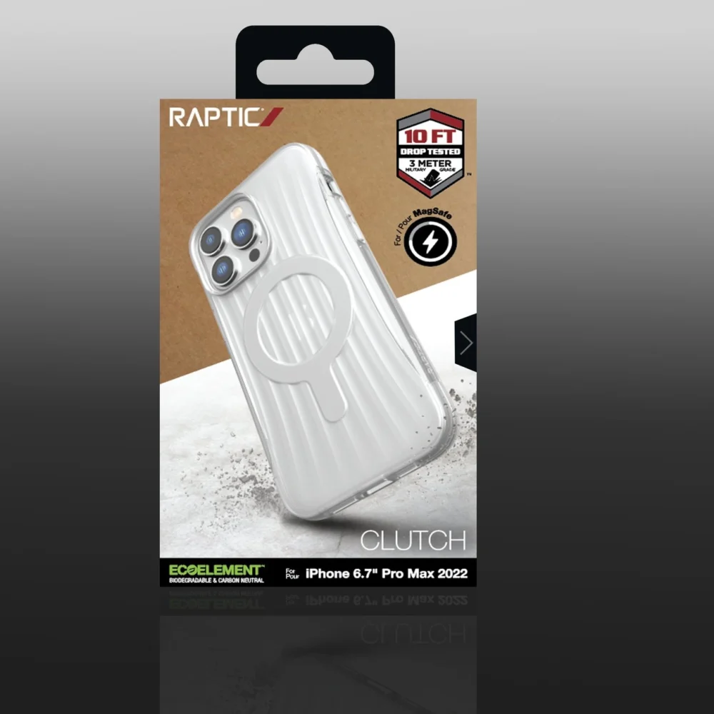 Raptic X-Doria Clutch Case iPhone 14 Pro Max with MagSafe back cover transparenteng