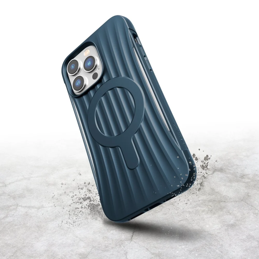 Raptic X-Doria Clutch Case iPhone 14 Pro Max with MagSafe back cover blueeng