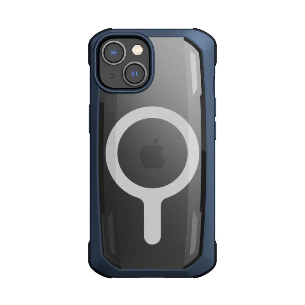 Raptic X-Doria Secure Case iPhone 14 with MagSafe armored blue covereng