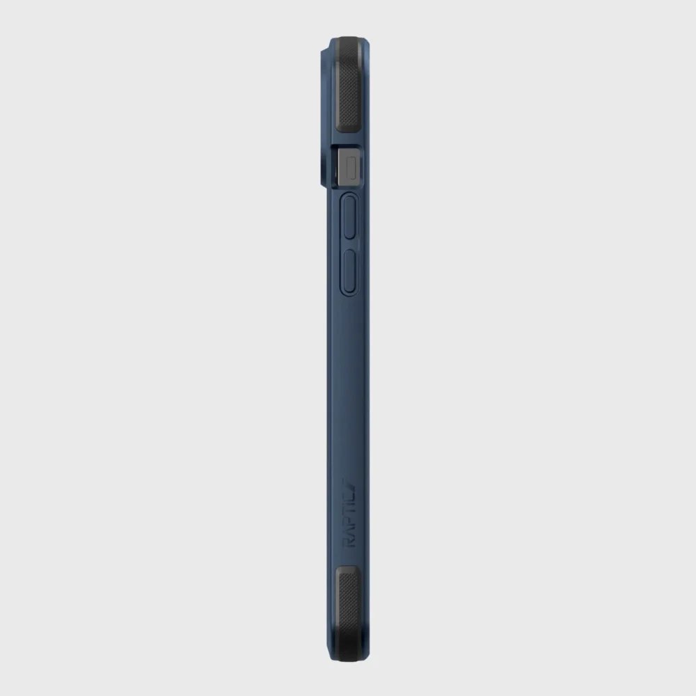 Raptic X-Doria Secure Case iPhone 14 with MagSafe armored blue covereng