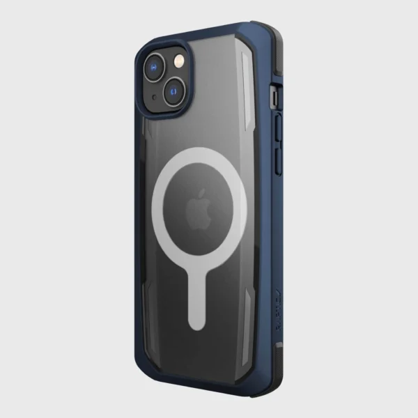 Raptic X-Doria Secure Case iPhone 14 with MagSafe armored blue covereng