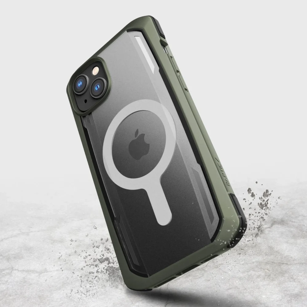 Raptic X-Doria Secure Case iPhone 14 with MagSafe armored cover greeneng