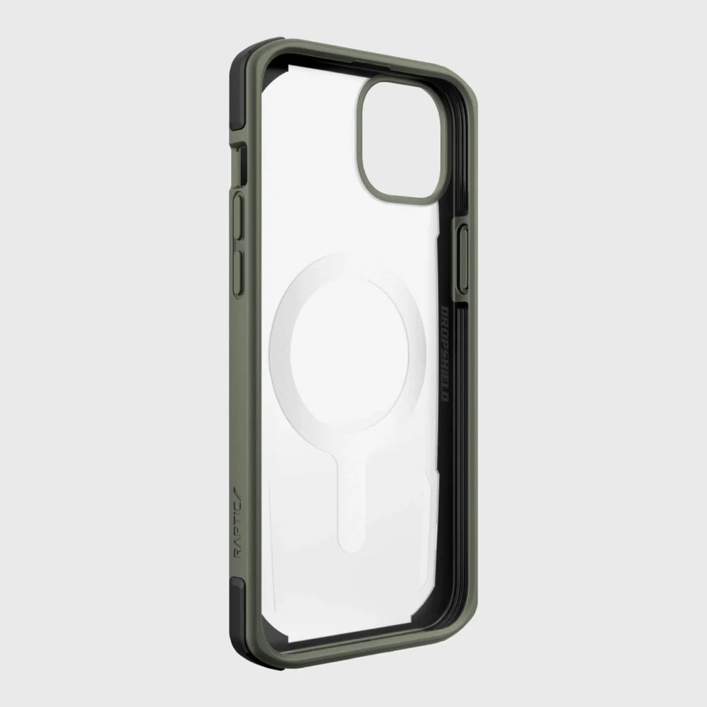 Raptic X-Doria Secure Case iPhone 14 with MagSafe armored cover greeneng