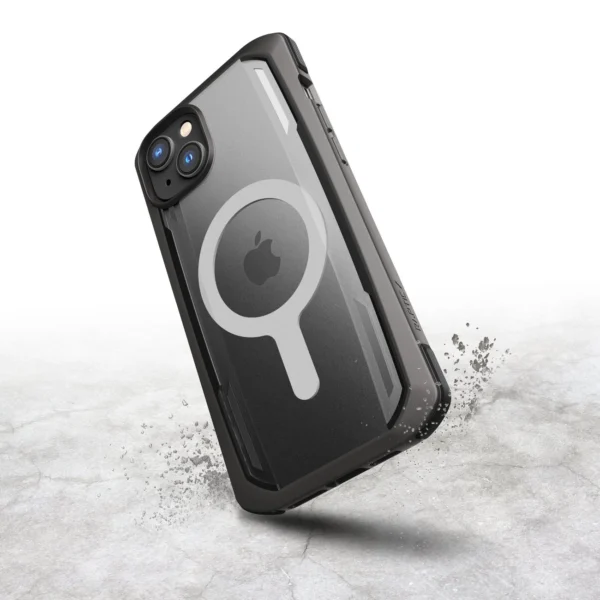 Raptic X-Doria Secure Case for iPhone 14 Plus with MagSafe armored cover blackeng