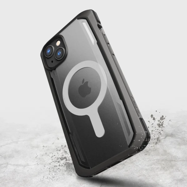 Raptic X-Doria Secure Case for iPhone 14 Plus with MagSafe armored cover blackeng