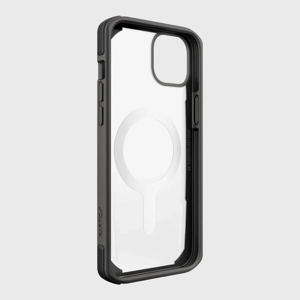 Raptic X-Doria Secure Case for iPhone 14 Plus with MagSafe armored cover blackeng