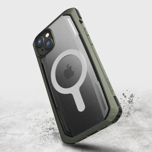Raptic X-Doria Secure Case iPhone 14 Plus with MagSafe armored cover greeneng