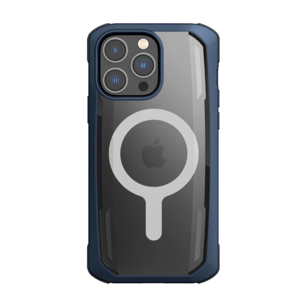 Raptic X-Doria Secure Case for iPhone 14 Pro Max with MagSafe armored cover blueeng