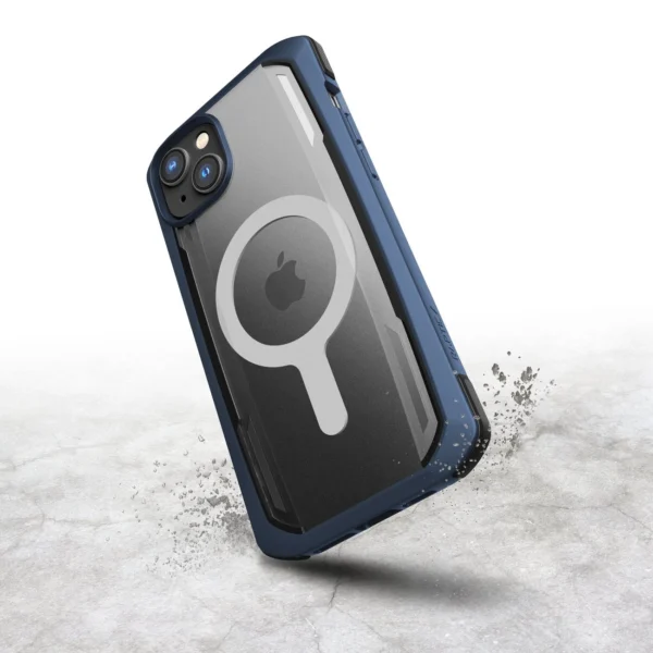 Raptic X-Doria Secure Case for iPhone 14 Pro Max with MagSafe armored cover blueeng