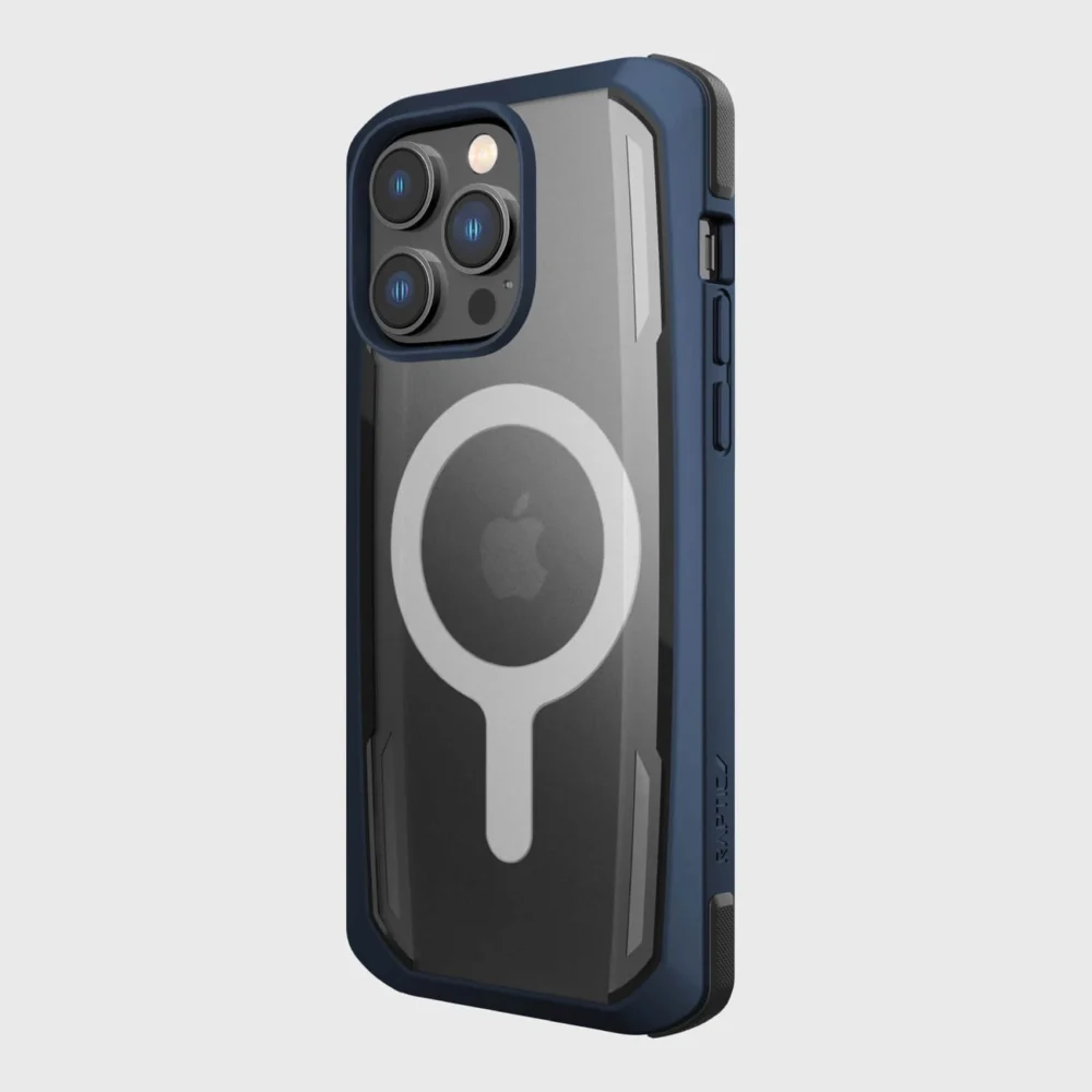 Raptic X-Doria Secure Case for iPhone 14 Pro Max with MagSafe armored cover blueeng