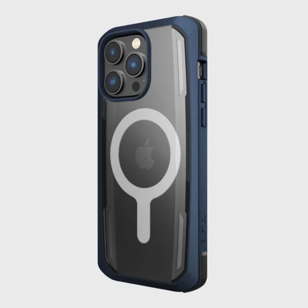 Raptic X-Doria Secure Case for iPhone 14 Pro Max with MagSafe armored cover blueeng