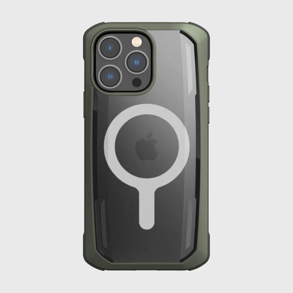 Raptic X-Doria Secure Case for iPhone 14 Pro Max with MagSafe armored cover greeneng