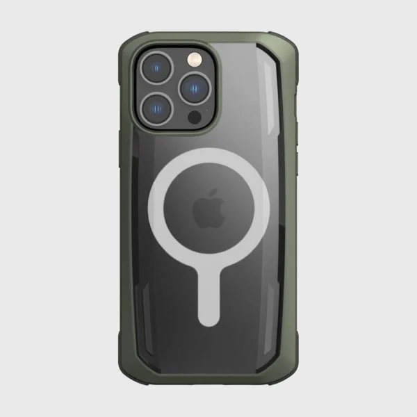 Raptic X-Doria Secure Case for iPhone 14 Pro Max with MagSafe armored cover greeneng