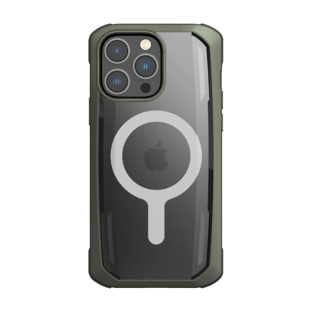 Raptic X-Doria Secure Case for iPhone 14 Pro Max with MagSafe armored cover greeneng