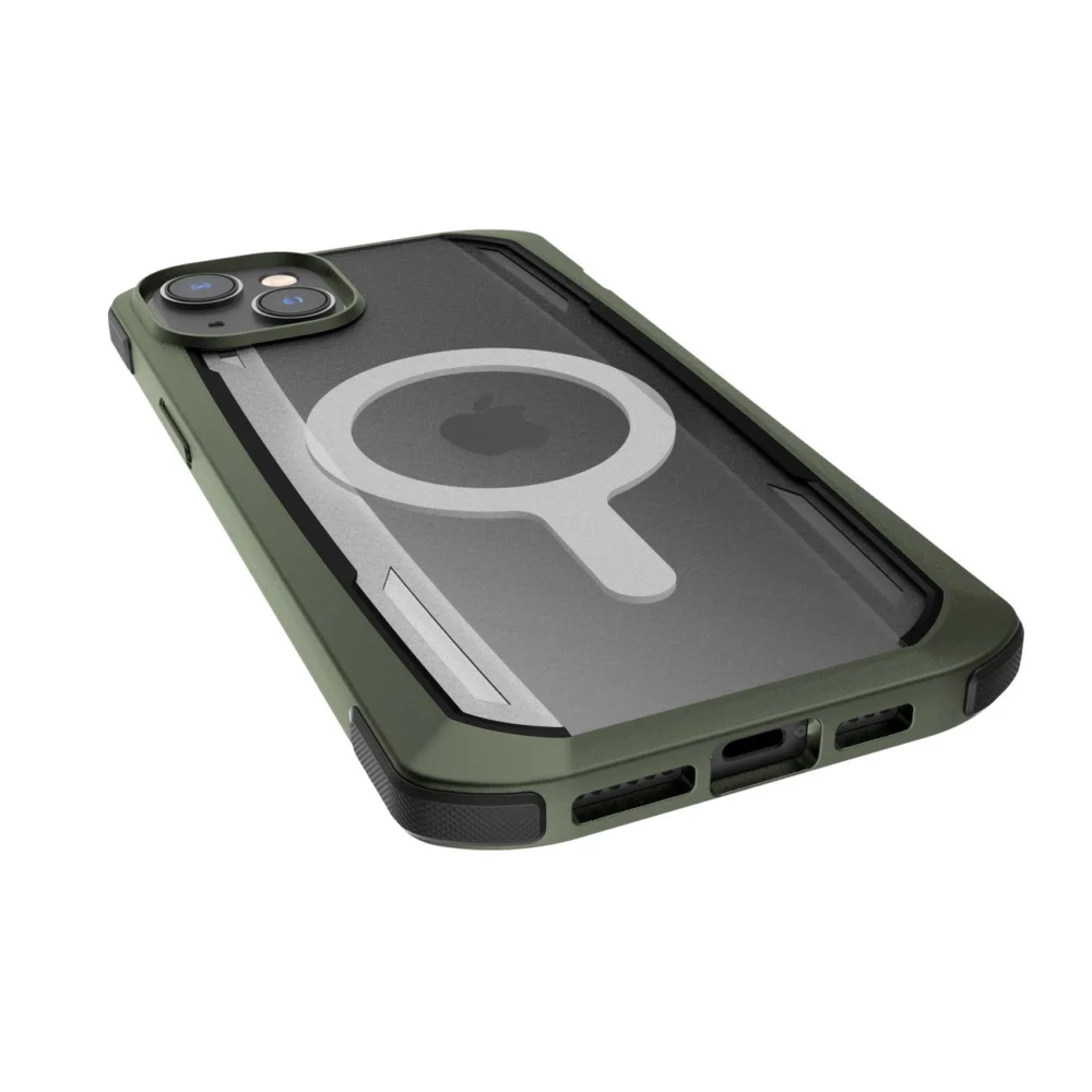 Raptic X-Doria Secure Case for iPhone 14 Pro Max with MagSafe armored cover greeneng