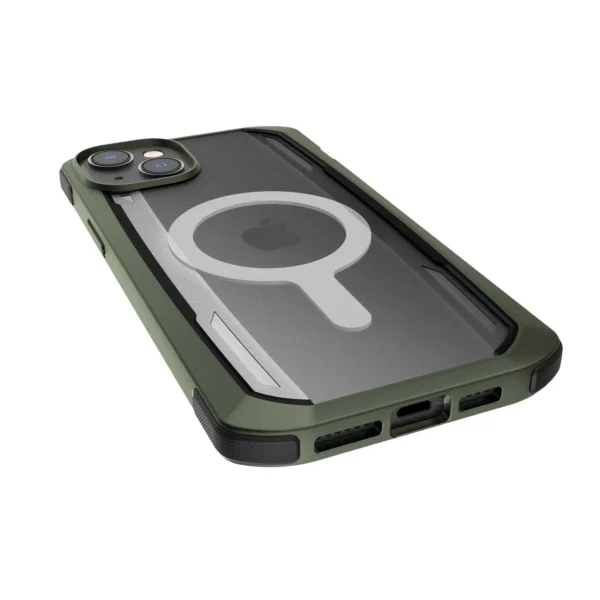 Raptic X-Doria Secure Case for iPhone 14 Pro Max with MagSafe armored cover greeneng