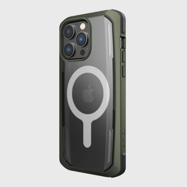 Raptic X-Doria Secure Case for iPhone 14 Pro Max with MagSafe armored cover greeneng