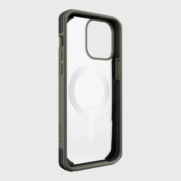 Raptic X-Doria Secure Case for iPhone 14 Pro Max with MagSafe armored cover greeneng