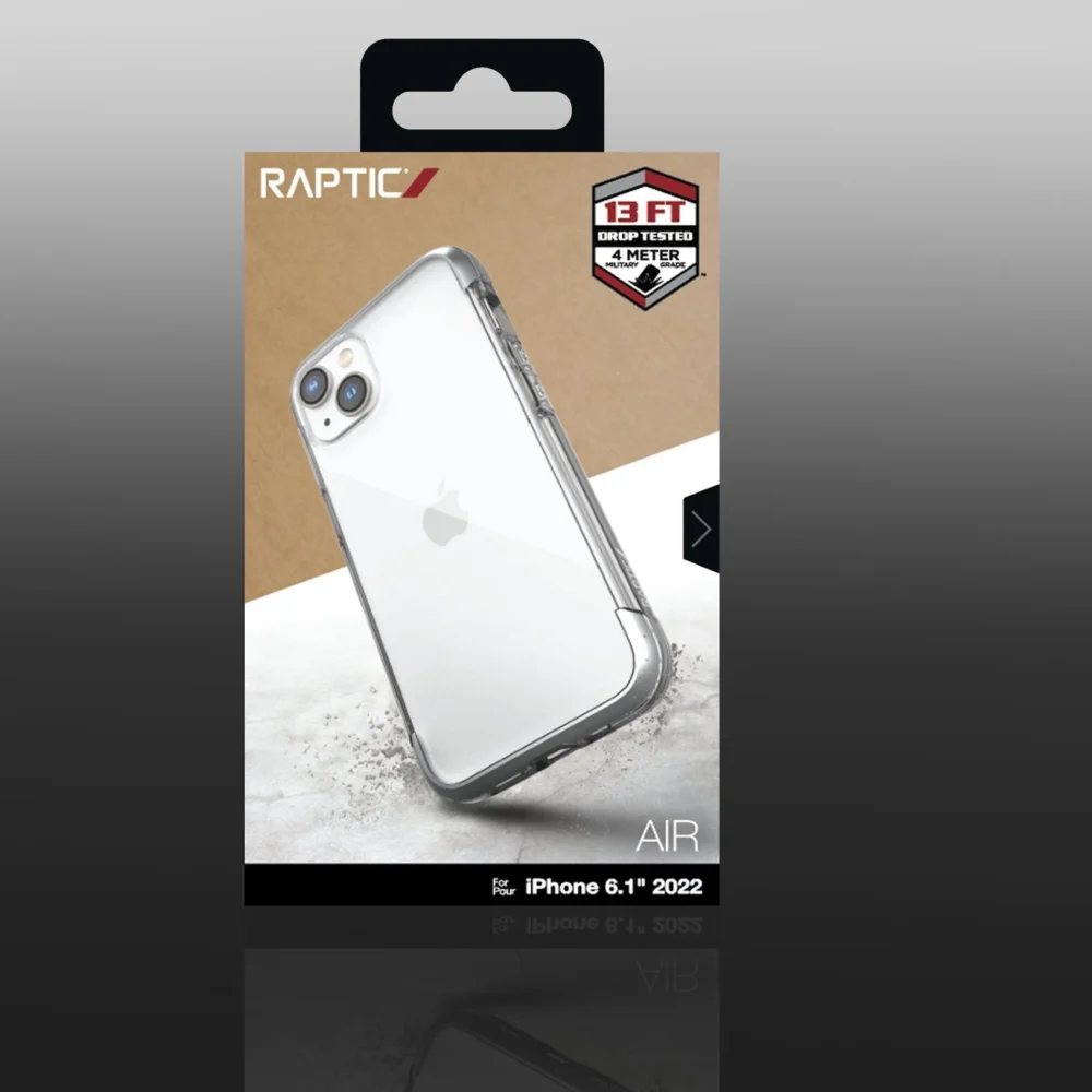 Raptic X-Doria Air Case iPhone 14 armored cover silvereng