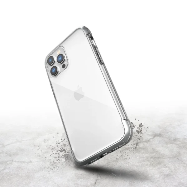 Raptic X-Doria Air Case for iPhone 14 Pro armored cover silvereng