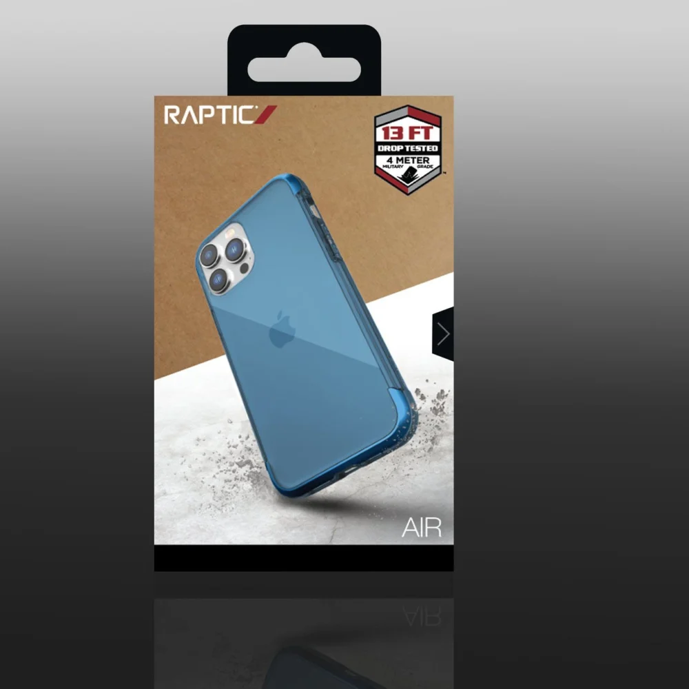 Raptic X-Doria Air Case for iPhone 14 Pro Max armored cover blueeng
